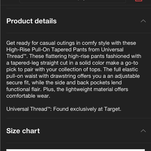 NWT Universal Thread Pull on Linen Blend Pants - Picture 2 of 11